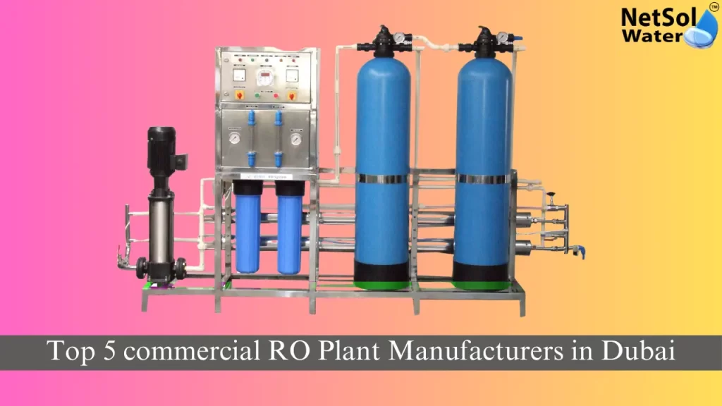 Top 5 commercial RO Plant Manufacturers in Dubai